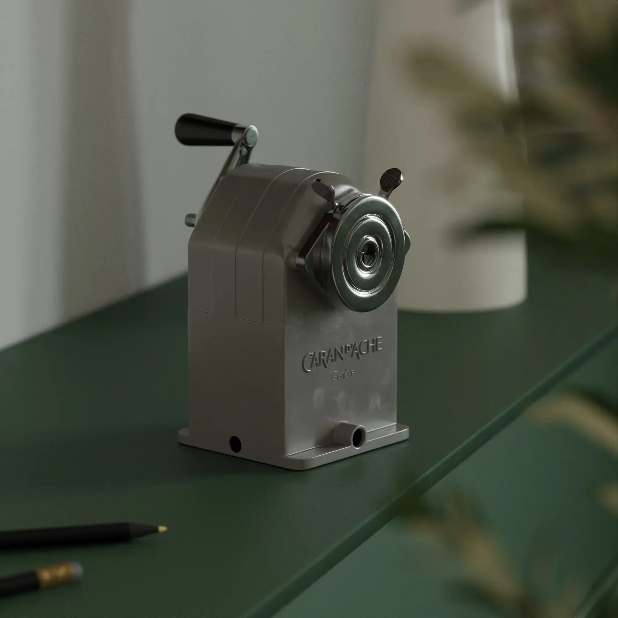 3d render of a pencil sharpener